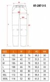 Spodnie robocze Mix&Match, Canvas, szare, rozmiar S
