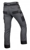 Spodnie robocze Mix&Match, Canvas, wzmocnienia z Cordury, szaro-czarne, rozmiar M
