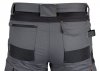Spodnie robocze Mix&Match, Canvas, wzmocnienia z Cordury, szaro-czarne, rozmiar L