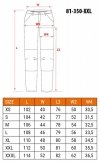 Spodnie robocze Mix&Match, Canvas, wzmocnienia z Cordury, szaro-czarne, rozmiar XXL