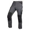 Spodnie robocze Mix&Match, Canvas, wzmocnienia z Cordury, szaro-czarne, rozmiar XXXL