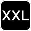 Spodnie ostrzegawcze, czarno-żółte, rozmiar XXL