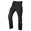 Spodnie robocze Mix&Match, 4 way stretch, czarno-zielone, rozmiar XXL