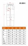 Spodnie robocze Mix&Match, 4 way stretch, czarno-pomarańczowe, rozmiar S