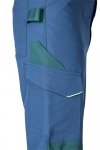 Spodnie robocze Mix&Match, 4 way stretch, granatowo-zielone, rozmiar L