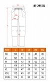Spodnie robocze Mix&Match, 4 way stretch, granatowo-zielone, rozmiar XL