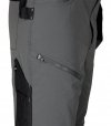 Spodnie robocze Mix&Match, 4 way stretch, z kaburami, Cordura, szaro-czarne, rozmiar XL