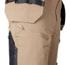 Spodnie robocze Mix&Match, 4 way stretch, z kaburami, wzmocnienia z Cordury, beżowo-czarne, rozmiar