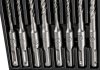 Zestaw wierteł do betonu SDS Plus z podwójną spiralą 5 x 6 x 8 x 10 x 110 mm, 5 x 6 x 8 x 10 x 160 m
