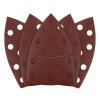 Papiery ścierne na rzep, żelazko 102 x 152 mm, P220, 5 szt., z 11 otworami