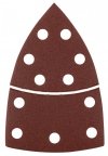 Papiery ścierne na rzep, żelazko 102 x 152 mm, P150, 5 szt., z 11 otworami (3 szt.)