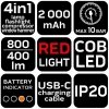 Lampa akumulatorowa 800lm z kompresorem