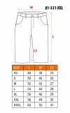 Krótkie spodenki COTTON Slim, 100% cotton, rozmiar XXL