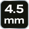 Nasadka sześciokątna 1/4, 4.5 mm, superlock