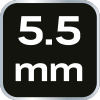 Nasadka sześciokątna 1/4, 5.5 mm, superlock