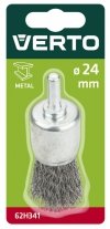 Szczotka druciana pędzelkowa z trzpieniem 24 mm