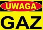 UWAGA GAZ-TABLICA OSTRZEGAWCZA (SZT)