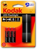 LATARKA 9LED+3XLR3 NIEBIESKA (SZT)