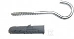 KOŁEK UNIWER.FI10X50 HAK SUFIT.60X60MM (OPK)