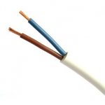 PRZEWÓD MIESZKANIOWY H03VV-F OMY 2X1,5 BIAŁY 300V (100 MB)