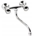 BATERIA UMYWALKOWA-ZLEWOZMYWAKOWA ŚCIENNA Z WYLEWKĄ TYPU S (1 SZT)