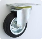 KOŁO METAL-GUMA 100MM OBUDOWA SKRĘTNA 12L (1 SZT)