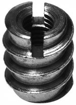 NAKRĘTKA WKRĘCANA W DREWNO OCYNKOWANA M4*10MM (1 STO)