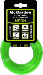 ŻYŁKA DO WYKASZARKI GWIAZDKA NEON 2,4MM 15M (1 SZT)