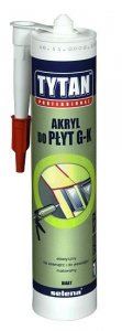 AKRYL TYTAN DO PŁYT GIPSOWO-KARTONOWYCH 280ML BIAŁY (1 SZT)