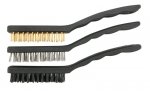 SZCZOTKI 3 SZTUKI 23CM MIEDŹ STAL NYLON (1 KPL)