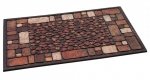 WYCIERACZKA GUMOWA MASTERPIECE-ST.CROIX BROWN 40*60 (1 SZT)