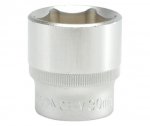 NASADKA KRÓTKA 6-KĄTNA CHROMOWANA 1/2'' 30MM (1 SZT)