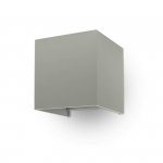 Oprawa ścienna V-TAC 6W kinkiet góra dół regulowana szary kwadrat BRIDGELUX VT-759 3000K 660lm