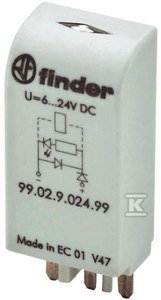 MODUŁ EMC LED ZIELONY+WAR 6-24VAC/DC (SZT)