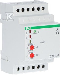 CKF-337-CZUJ.KOL/ZAN.FAZ3X400V,10A,TH35 (SZT)