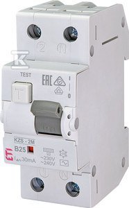 KZS 2M B 25/0,03A, AC-WYŁ.RP Z MOD.NMP (SZT)