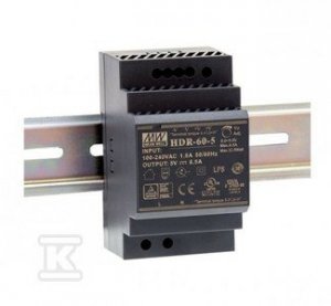 ZASILACZ NA SZYNĘ DIN 60W 24VDC (SZT)