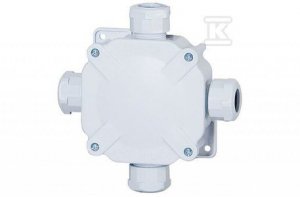 PUSZ.HERMETYK 27P 144X67X132 IP67 SZARA (SZT)