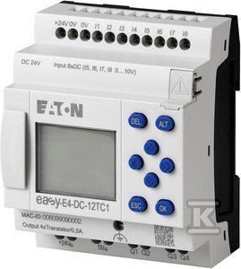 EASYE4,24VDC,8DI(4AI),4DO-T,Z WYŚW. (SZT)