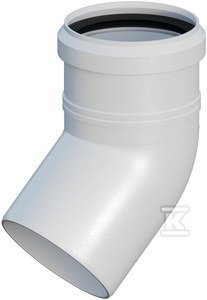 KOL.DO SYS.KOM.PP 45° DN60 USZCZ.ONNLIN (SZT)
