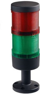 KOLU.SYGN.70MM,KOMPL,LED,CZER/ZIEL.24VDC (SZT)