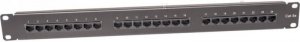 PANEL KATEGORII 5E 19 1U 24XRJ45, UTP (SZT)