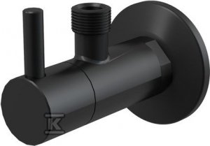 ZAWÓR KĄTOWY FILTR 1/2×3/8 CZARNY-MA (SZT)