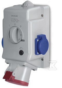 GN.Z WYŁ.L-0-P 32A/5P/2X230V IP44 OPTI. (SZT)