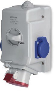 GN.Z WYŁ.0-1 16A/5P/2X230V IP44 OPTIMA- (SZT)