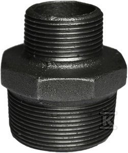 NYPEL REDUK. CZARNY, GWINT ZEW.2X5/4 (SZT)