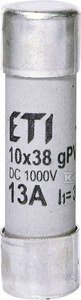 WKŁADKA CYLIND.CH10X38 GPV 13A/1000V DC (SZT)