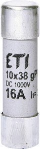 WKŁADKA CYLIND.CH10X38 GPV 16A/1000V DC (SZT)