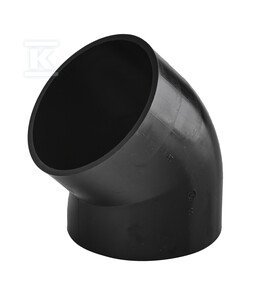 KOLANO PEHD 90/45 KRÓTKIE S12.5 QS (SZT)