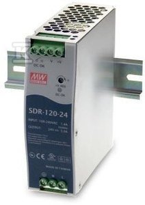 ZASIL.NA SZYNĘ DIN 120W 24V 5A (SZT)